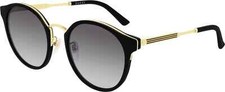 Gucci GG0588SK 001 Black Gold Frame / Gray Gradient Sunglasses