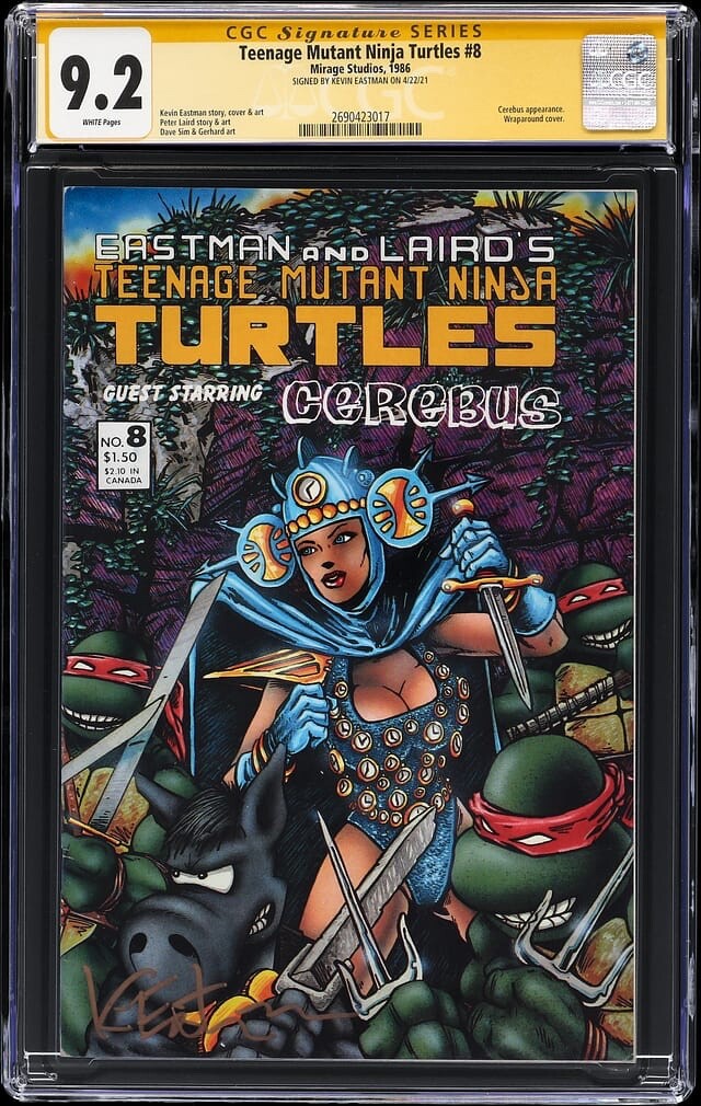 Teenage Mutant Ninja Turtles #8 (1986 Mirage) - CGC