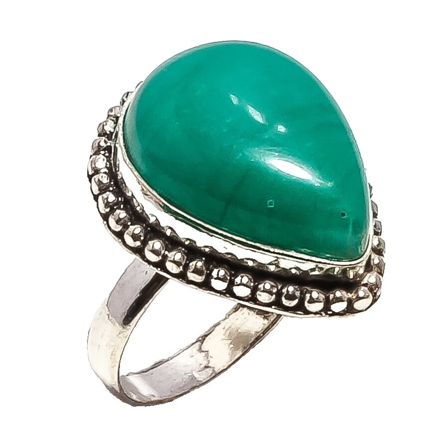 Кольцо с ониксом, 8,5, модные кольца