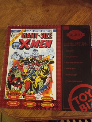 New X-men team 1998 Toy Biz Marvel Collector's Edition 6 Figure Set