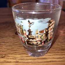 Shot Glass Souvenir of Picadilly Circus