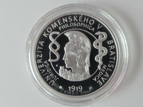 SLOWAKEI 2019 10 EURO SILBER MÜNZE COIN PP PROOF 100 JAHRE COMMENIUS UNIVERSITÄT - Picture 2 of 7
