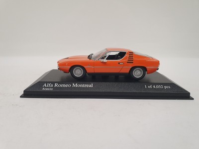 1/43 ALFA ROMEO MONTREAL 1973 ORANGE MINICHAMPS 400120620 NO