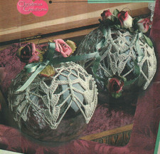 2 VICTORIAN ORNAMENTS CHRISTMAS DIGEST SIZE CROCHET PATTERN INSTRUCTIONS