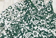 Womens Petite Boden Green & White Eliza Sleeveless Floral Midi Dress Size 6P
