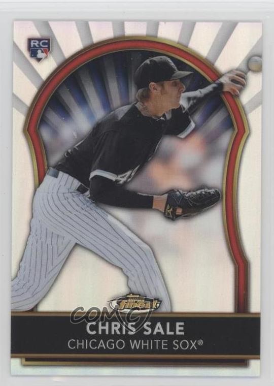 2011 Topps Finest Refractor 218/549 Chris Sale #80 0d6s