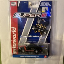 Auto World Super III 2005 Ford Mustang GT Version B in Black - 1/64 HO - SC383