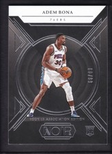 2024-25 ADEM BONA 80/99 PANINI NOIR ROOKIES RC #143 ASSOCIATION EDITION