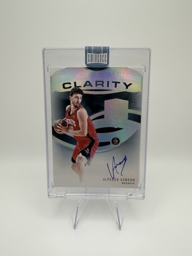 Alperen Sengun #10 — 2024 Panini Eminence Crystal Clarity Diamond Signature basketball card