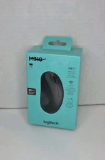 Logitech M310 Black Wireless Mouse, 2.4 GHz Connectivity, Ambidextrous Design