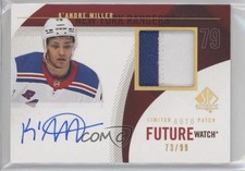 2020 SP Authentic 2010-11 Retro Future Watch 73/99 K'Andre Miller Patch Auto 4k8