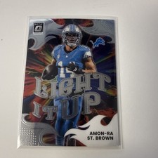 Amon-Ra St. Brown Light It Up #15 2025 Panini Optic Donruss Optic Detroit Lions