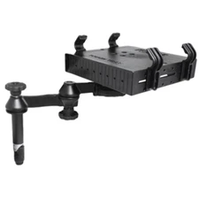 RAM MOUNT DOUBLE SWING ARM W/ 4" MALE TELE-POLE LAPTOP TRAY