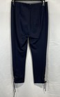 Rag & Bone Women's Black Ponte High Rise Lace Up Ankle Skinny Pants Sz 2 — photo 2