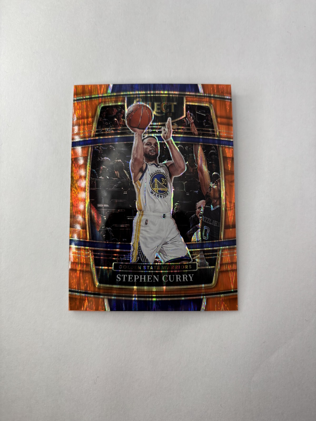 2021-22 Panini Select - Concourse Stephen Curry #94 Orange Flash Prizm sP