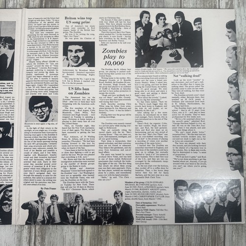 Time of the Zombies Vinyl LP Double Record Album 1974 VG - Picture 10 of 21