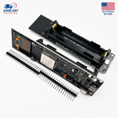 ESP32 WiFi Bluetooth 0.96 Yellow Blue OLED 18650 Battery Dev Board Micro USB