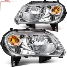 Pair Headlights Assembly For 2006-2011 Chevrolet HHR 2.2L 2.4L l4 w/Reflector
