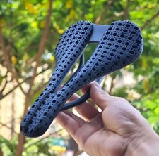 Ultra Light 3D Printed Carbon Fiber Bicycle Saddle Road MTB Rail Seat 155g Black