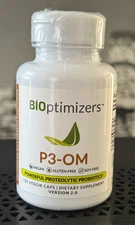 BiOptimizers P3-OM Proteolytic Prebiotics & Probiotics Supplement 120 Vegan Caps