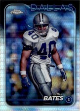 Bill Bates 2024 Topps Chrome Prism Refractor #47 Dallas Cowboys