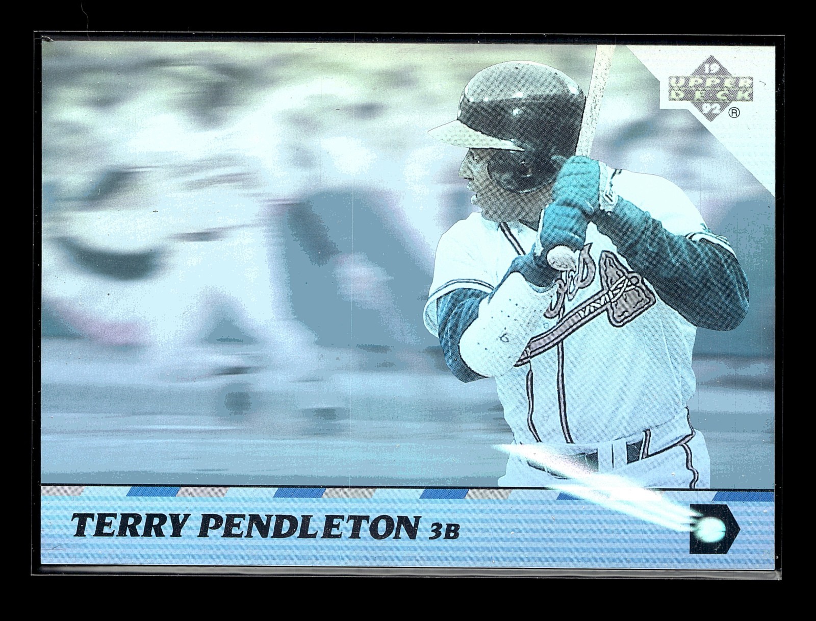 1992 Upper Deck Team MVP Holograms - Terry Pendleton #39