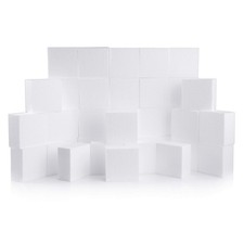 Silverlake 4x4x2 Craft Foam for Styrofoam Block Projects 36-Pack White