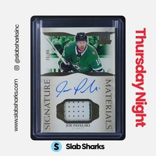 2021 UPPER DECK THE CUP #SP-PA JOE PAVELSKI SIGNATURE MATERIALS PATCH AUTO /99