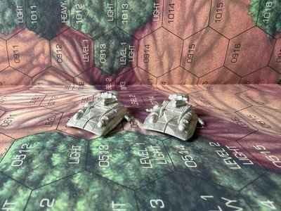 Battletech - Fulcrum Heavy Hovercraft (2x) - 50t - TRO: 3058 - Ral Partha - Fasa