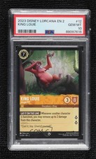 2023 Lorcana - Rise of the Floodborn 2 Foil King Louie Jungle VIP PSA 10 GEM MT