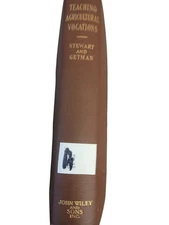 Teaching Agricultural Vocations By Rolland Maclaren Stewart Hardcover 1927