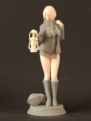 Ashley Graham V2 - Resident Evil4 1/10 scale 3D printed resin figure model kit