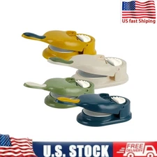 2 in 1 Dumpling Maker DIY Dumpling Skin Press Dough Presser Mold Tool Green US