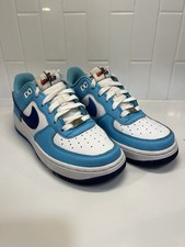 NIKE Air Force 1 Blue And White Youth Size 5