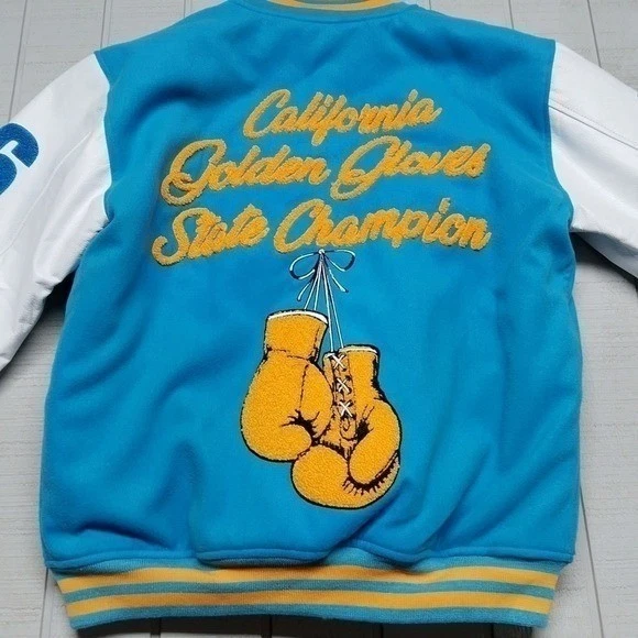 GOAT Fight Shop Jacket Men's L California Golden Gloves State Champion Varsity - product detail image 8