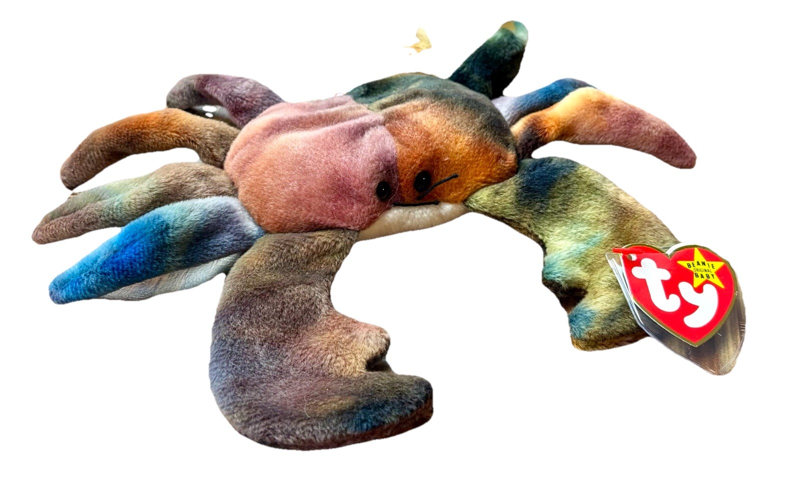 Rare Claude The Crab Ty Beanie Baby With True Tag Error Collectors Item