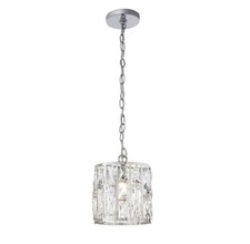Kristella Chrome Crystal Pendant Light