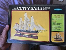 Pre Owned Vintage Open Box The Cutty Sark - Clipper Ship - Scientific Kit #186 