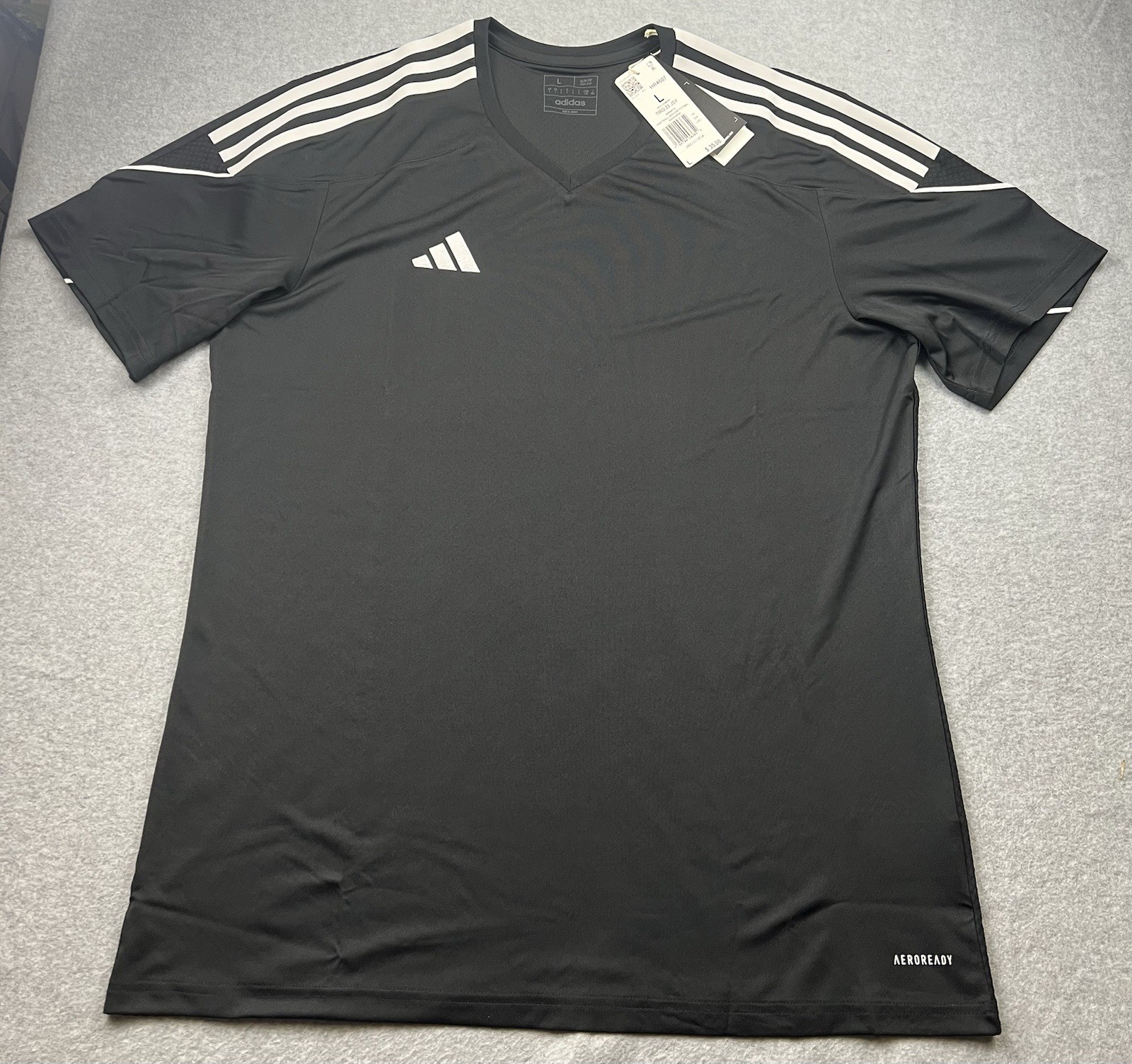adidas Men’s Tiro 23 League Jersey Size Large Black/White HR4607 NWT