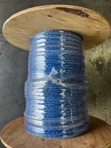 5/8x 365’ feet  HMPE Winch Line, Synthetic Rigging Rope, 12-Strand Braid Blue
