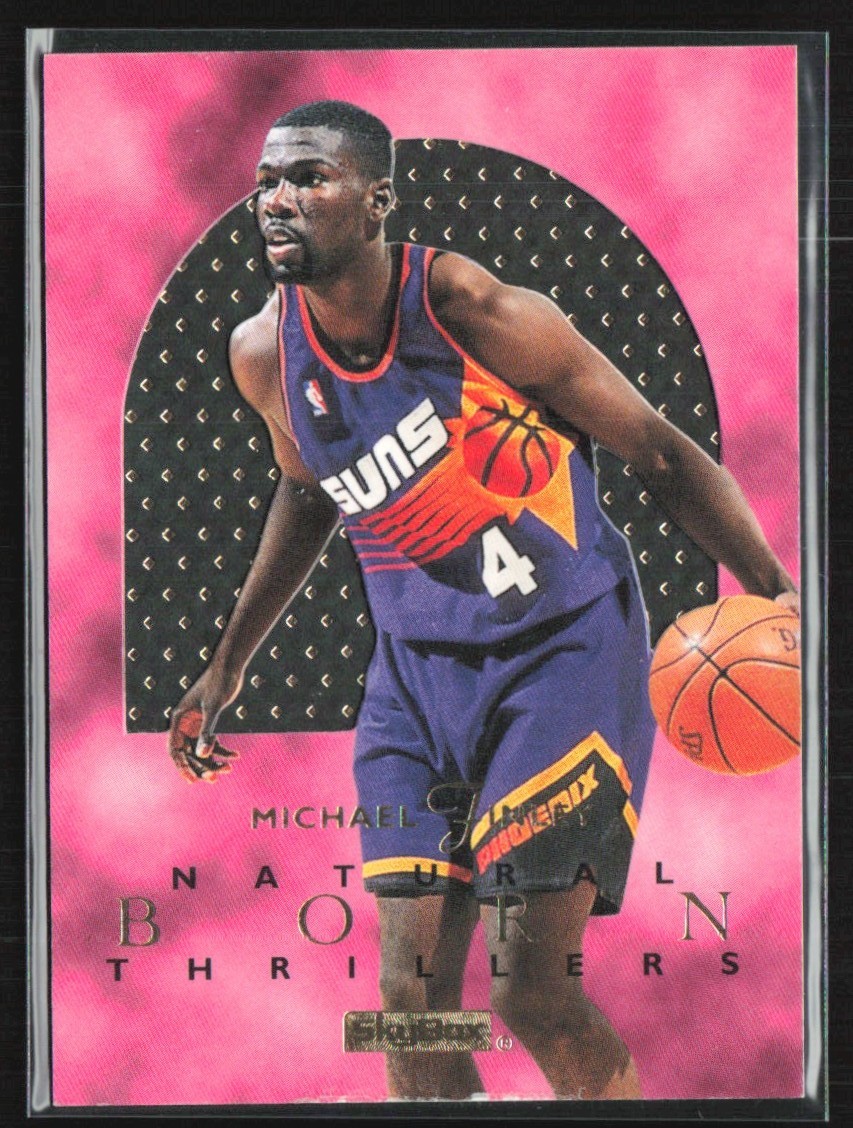 Michael Finley 1995-96 Skybox E-XL Natural Born Thrillers #8 Phoenix Suns
