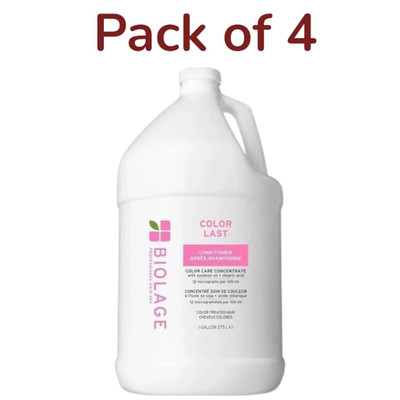 Biolage Color Last Conditioner/Color Treated Hair 128 oz 1 Gallon - 4 Pack