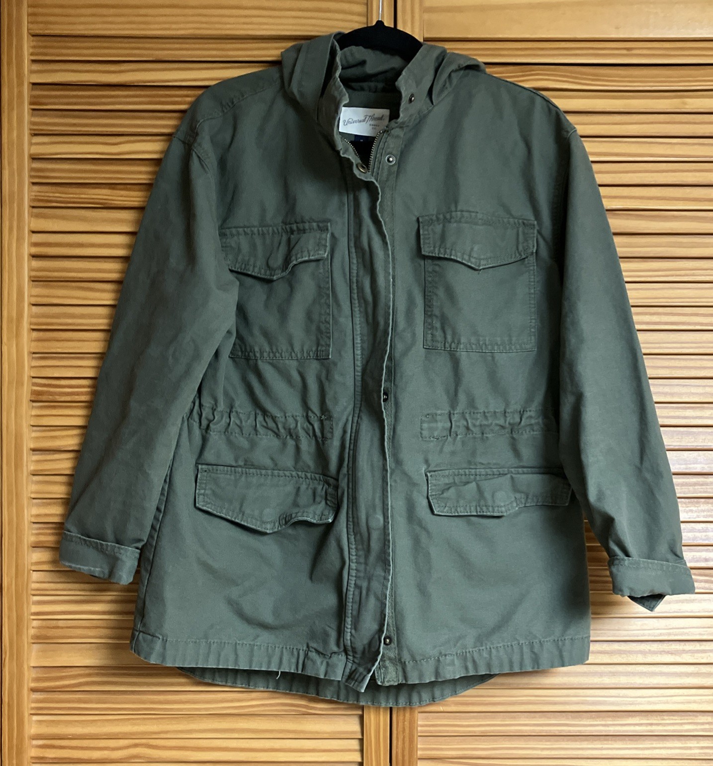 Women’s Universal Thread Jacket Medium Cotton Arm… - image 1