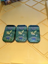 Lot of 3 Pokémon TCG Sword & Shield Pokemon GO Mini Tins NEW Factory Sealed