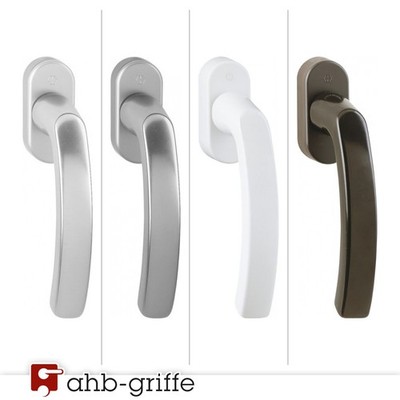 Hoppe Fenstergriff Luxembourg Secustik  32-42 mm Alu 099/US952 F1 F9 F9016