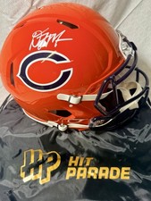DJ MOORE - CHICAGO BEARS - AUTOGRAPH SIGNED - FULL SIZE AUTHENTIC HELMET