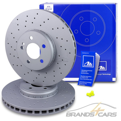 ATE 2x BREMSSCHEIBE Ø342 VORNE FÜR MERCEDES C-KLASSE W205 E-KLASSE W213 C238 CLS