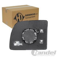 Diederichs Spiegelglas Beheizbar Konvex Rechts Passend FüR MAN TGE VW Crafter