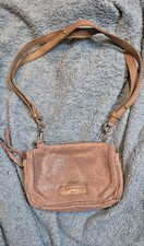Liebeskind Berlin Leder Umhängetasche Rosa Glitzer / Metallic