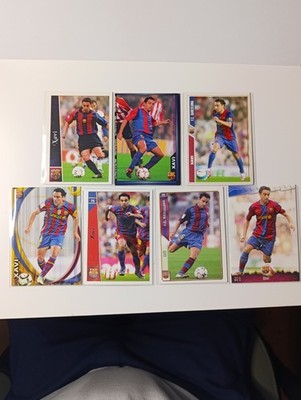 Lot 7 Chromos Xavi Hernández Mundicromo FC Barcelona - Liga Española